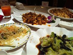 干炸四果 宫爆鸡丁-永和红旗美食城