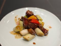 炒牛肉粒-愚公乐融合菜馆(33小镇店)