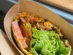 泡菜芝士午餐肉煎饼-虎伢Fuuya!咖啡煎饼(陆家嘴波特营店)