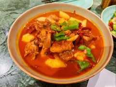 大盘鸡份送皮带面-东方亚克西餐厅(西康路店)