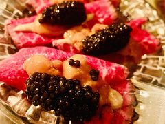 鱼子酱海胆生牛肉-壳里西餐厅Coquille Seafood Bistro(蒙自路店)