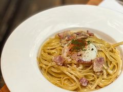 忌廉汁培根意大利扁面配水波蛋-Cyclus Craft Kitchen薩克思手工厨房