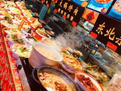 自助取餐区-闯关东东北农家菜(崂山石老人店)
