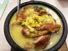 石烧咖哩鸡扒面-佰搭果·广式茶餐厅(西华路店)