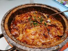 石锅碟鱼头-新海渔港·胶东海鲜家常菜·家宴(奥体中心店)