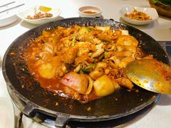 铁板八爪鱼五花肉-名家韩国料理·烤肉(瑶海店)