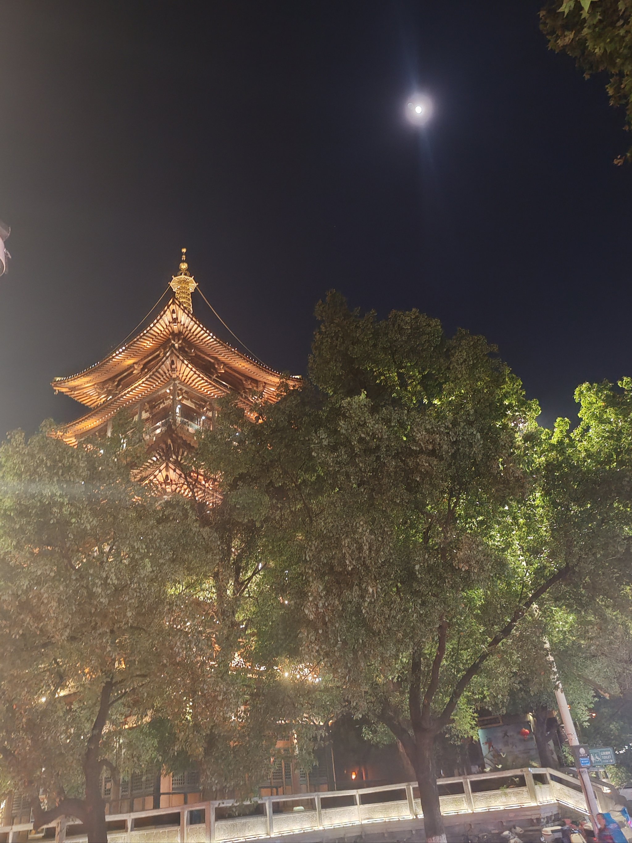 大同鼓楼夜景图片