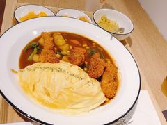 京都炸鱼咖喱蛋包饭-池奈·日式咖喱蛋包饭(老城根Gpark店)