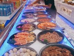 自助取餐区-牛佳客自助烤肉火锅餐厅(万泰汇店)