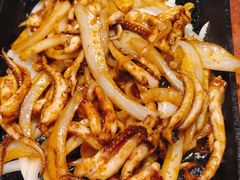 铁板鱿鱼须-韩宫宴烤肉·料理(苏州中心店)