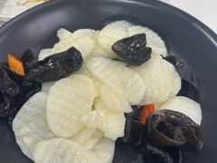 木耳炒山药-红旗饭庄