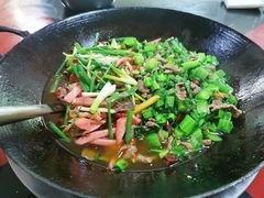 青菜牛肉-鹏林天龙鸡杂