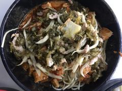 辣酱雪菜肉丝双浇面-万寿斋(山阴路店)