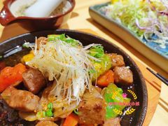 日式铁板牛肉粒-隐月· 㐂和食屋(芝罘万达公馆店)