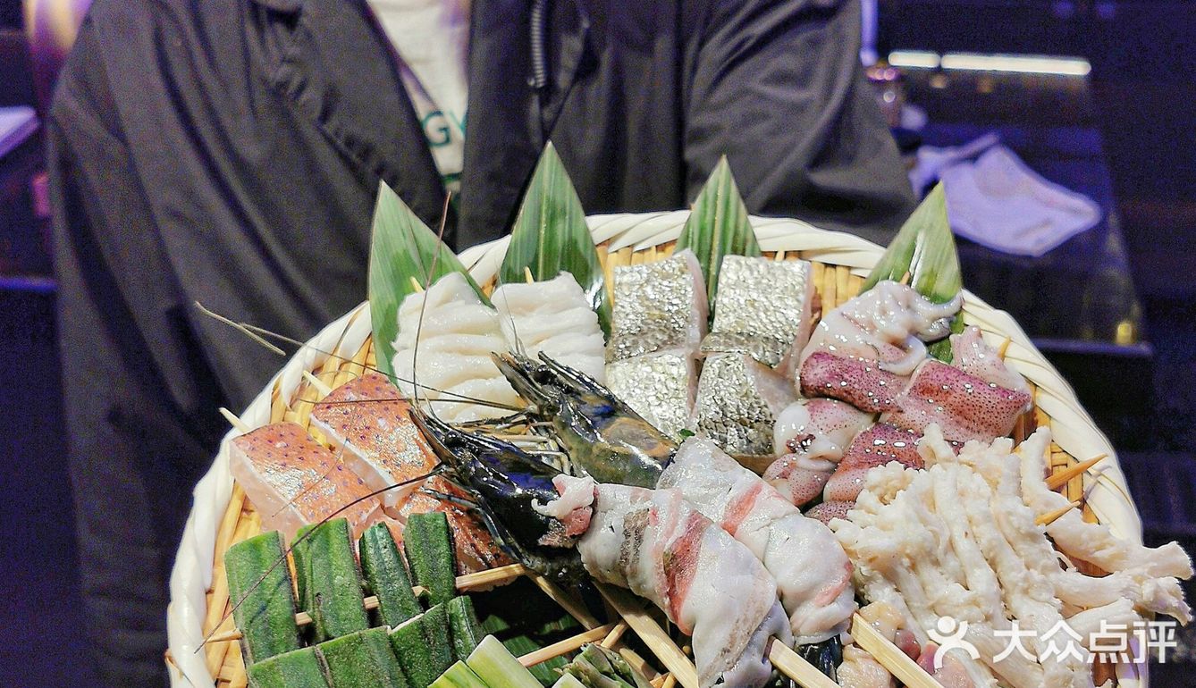 一边High一边吃🍢全国👍🏻海鲜鱼介串烧