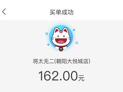 账单-将太无二(朝阳大悦城店)