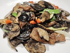 炒黑蘑菇-乡村馕坑肉·烧烤·新疆菜·本地人更爱吃(阿勒泰首店)