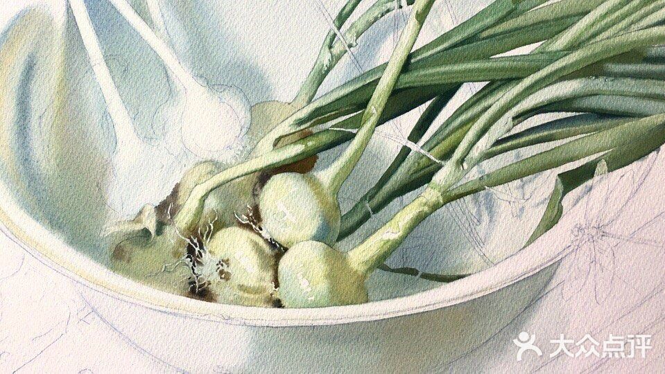 🌵一组超写实的水彩静物绘画步骤！