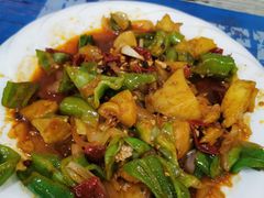 爆炒面肺子-萨宁音登锡伯风味餐厅(一楼店)