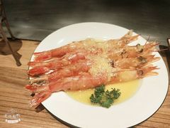 香蒜醋汁大红虾-赤坂亭·M9和牛烧肉·铁板烧(合肥万象城店)