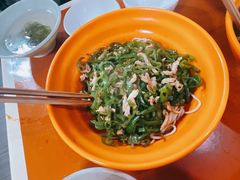青椒肉丝干挑面-五村饭店