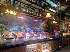 自助取餐区-领鲜活海鲜榴莲自助火锅(东门店)