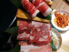 -明洞阿姨·韩式酱蟹烤肉·创意料理(三元桥店)