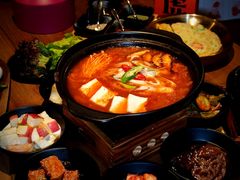 厚切五花肉泡菜汤-虎哥六韩式烤肉料理 TIGERGRILL(隆生金山湖中心购物广场店)
