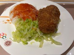 爆浆鸡排饭-北大家园食堂