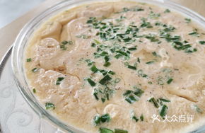 Steamed Egg with White Shrimp