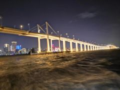 夜景-港珠澳大桥码头