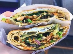 全素菜煎饼加鸡蛋-舞素卷菜煎饼.糁汤(宽厚里店)