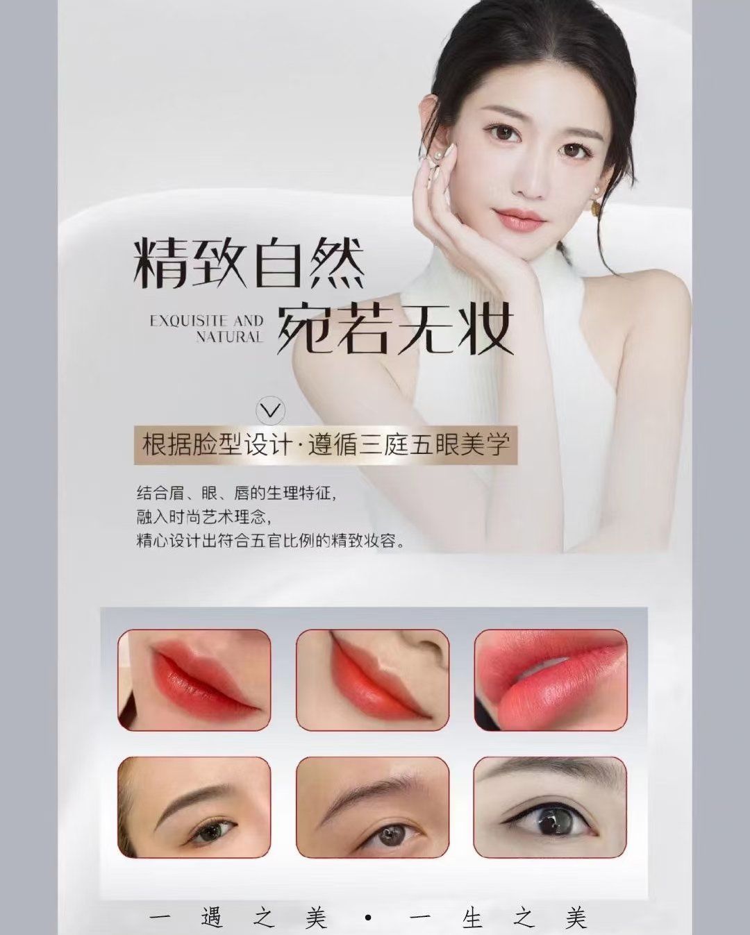 纹绣海报 
自然的裸妆,你值得拥有