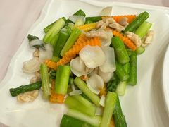 芦笋百合鲜桃仁-丰泽园饭店