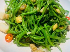 煸青丝炒扇贝柱-味莊·青岛菜(云霄路店)