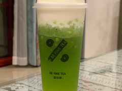 青青蜜瓜奶缇-百分茶(苏州中心商场店)