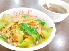 黄瓜炒肉盖码饭-百年德园(侯家塘店)