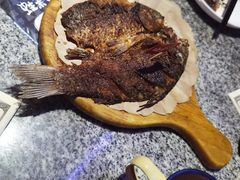 炭火烤鲫鱼-蘭奢雅集·江浙菜(青山江滩店)
