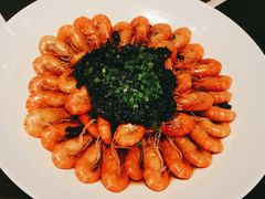 梅干菜蒸草虾-杭州西子湖四季酒店·金沙厅