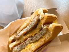 双层猪柳芝士松饼汉堡-STARLING八哥松饼(雅宝店)