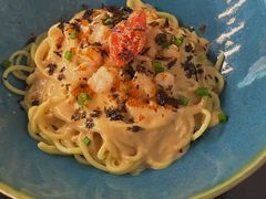 炙烤明太鱼籽野生虾仁拌面-里面·Noodlology(机电院店)