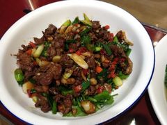 小炒黄牛肉-老山村酒楼(白石洲店)