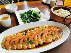 蒜蓉开边虾-怡得观滇餐厅·地道昆明菜·1996(海埂大坝店)