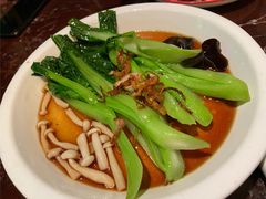 白灼菌菇菜心-新白鹿餐厅(爱琴海购物中心店)