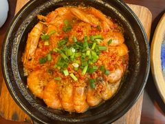 生焗煲仔虾-那拉提之疆·新疆菜(美院店)