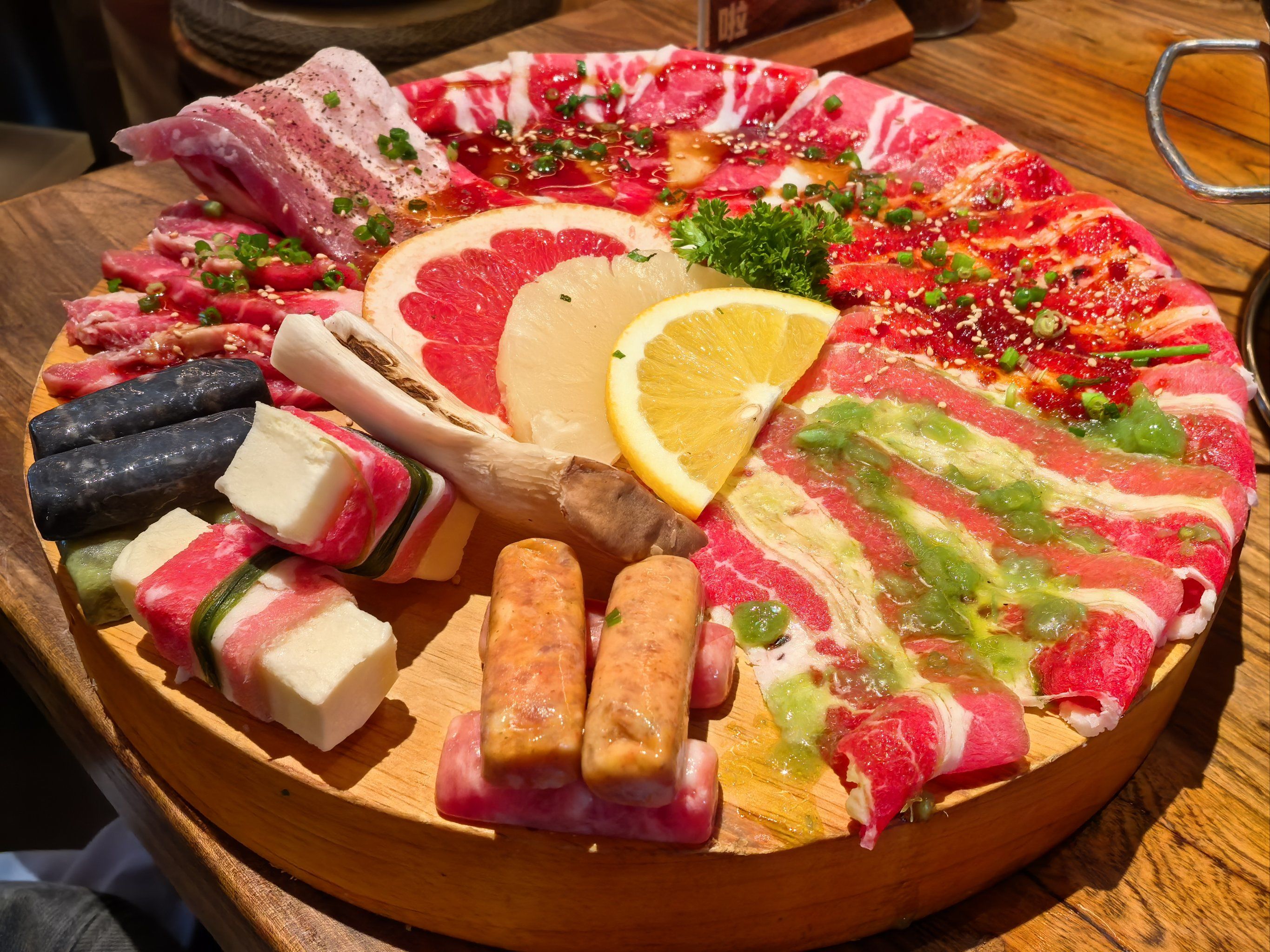 尝鲜烤肉拼盘