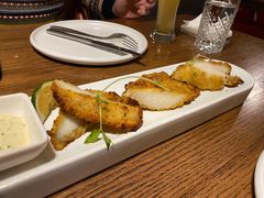 炸深海龙利鱼配柠檬白酱-See Ya回见墨西哥餐厅