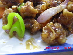肉段近景-吃不够开口馅饼店(小西路店)