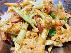 干锅有机花菜-吕氏疙瘩汤·私家菜馆(慈云寺店)