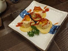 三文鱼芒果塔-福樱兰海鲜放题铁板烧(加州店)